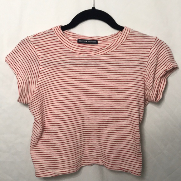 brandy melville stripped tee - Picture 1 of 4
